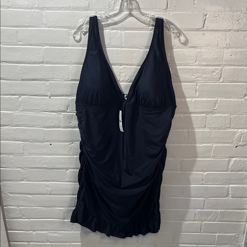 J. Crew Navy One-Piece Swimsuit NWT